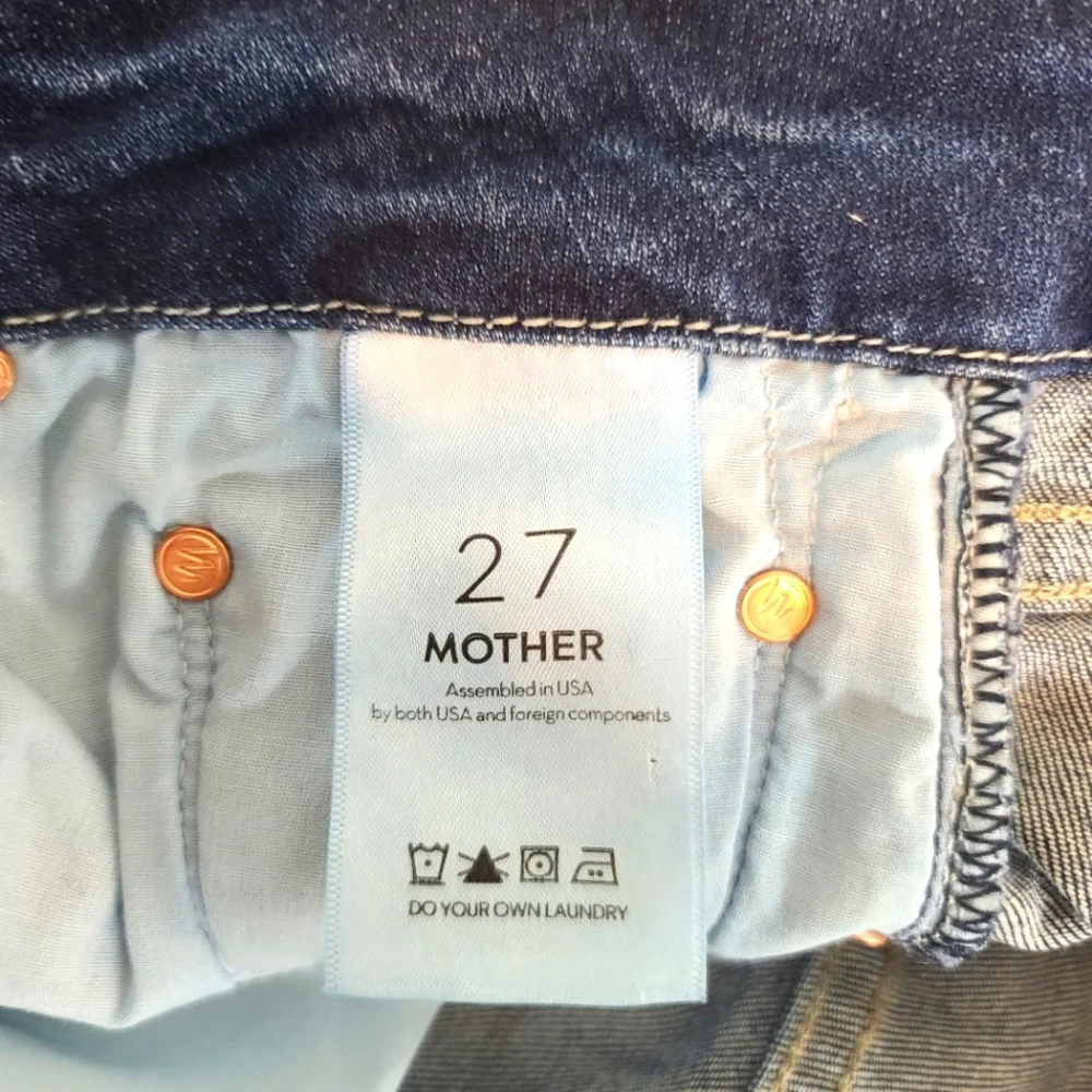 MOTHER The Looker Crop in On The Edge Jeans Size 27 - Picture 6 of 12
